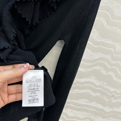 CD 25fw pleated cardigan