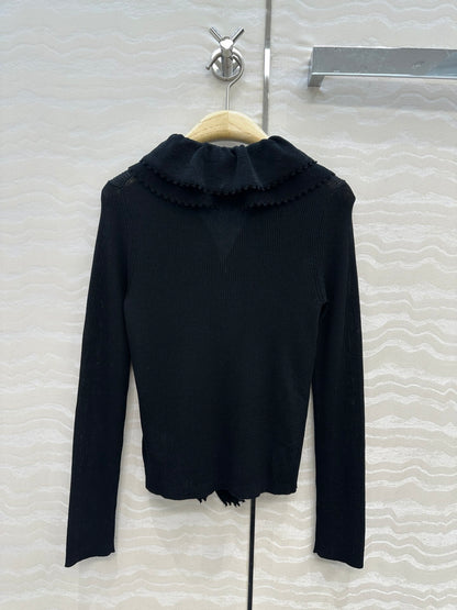 CD 25fw pleated cardigan