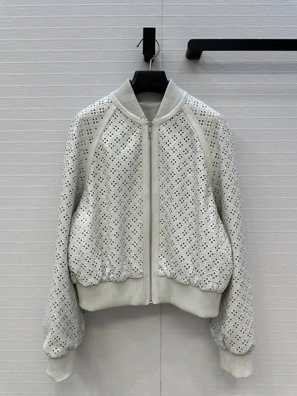 Herm 25fw leather jacket