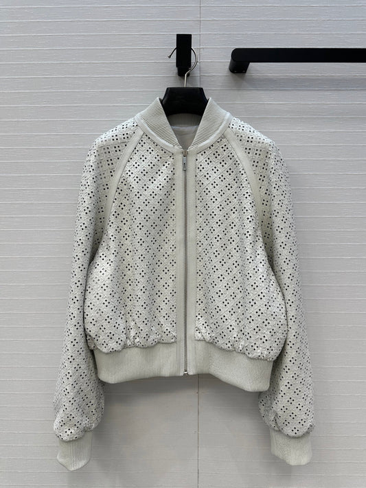 Herm 25fw leather jacket