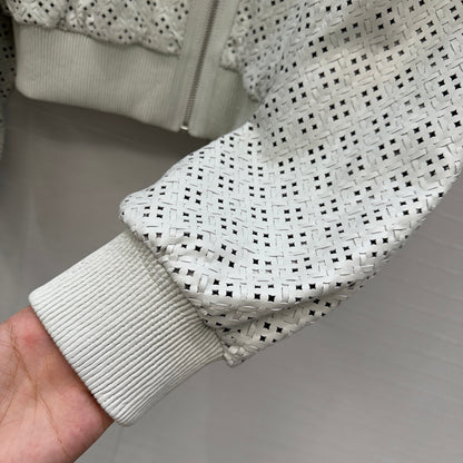 Herm 25fw leather jacket