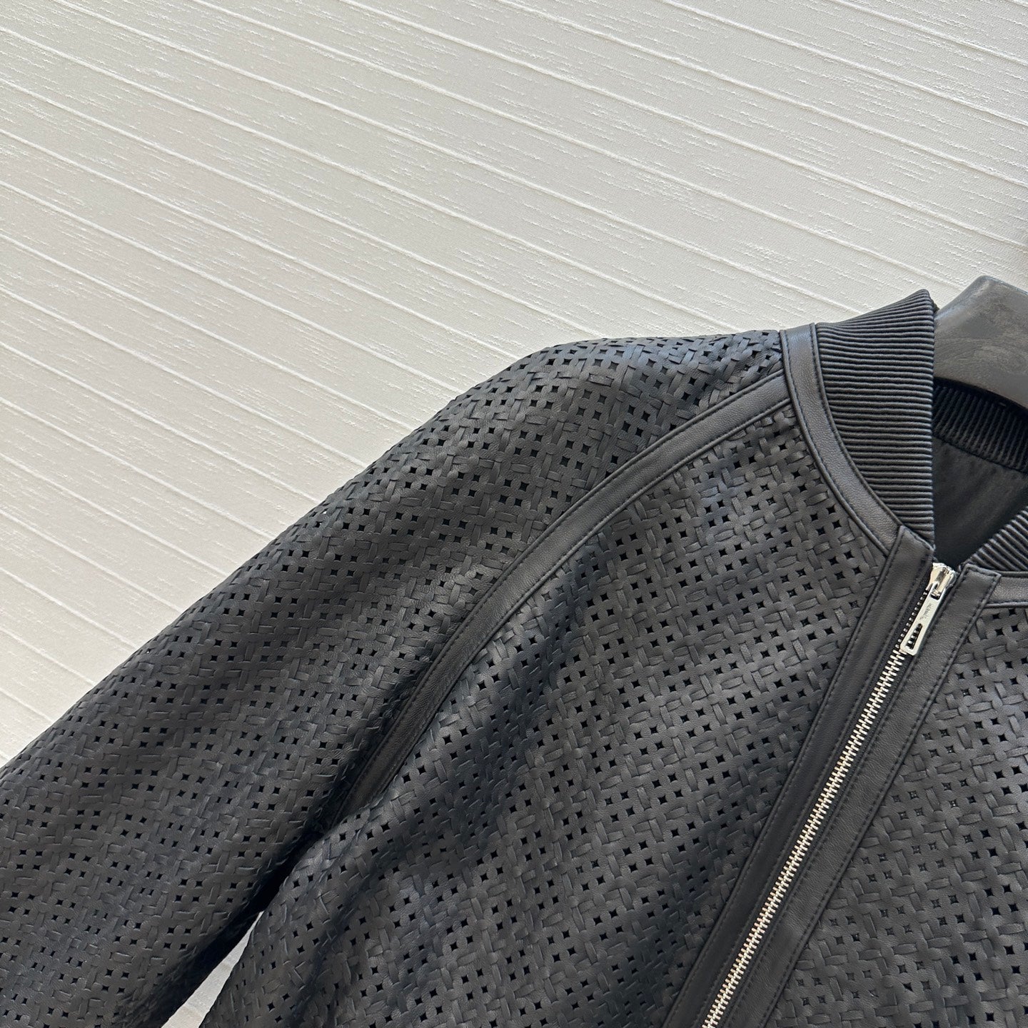 Herm 25fw leather jacket
