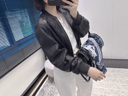 Herm 25fw leather jacket