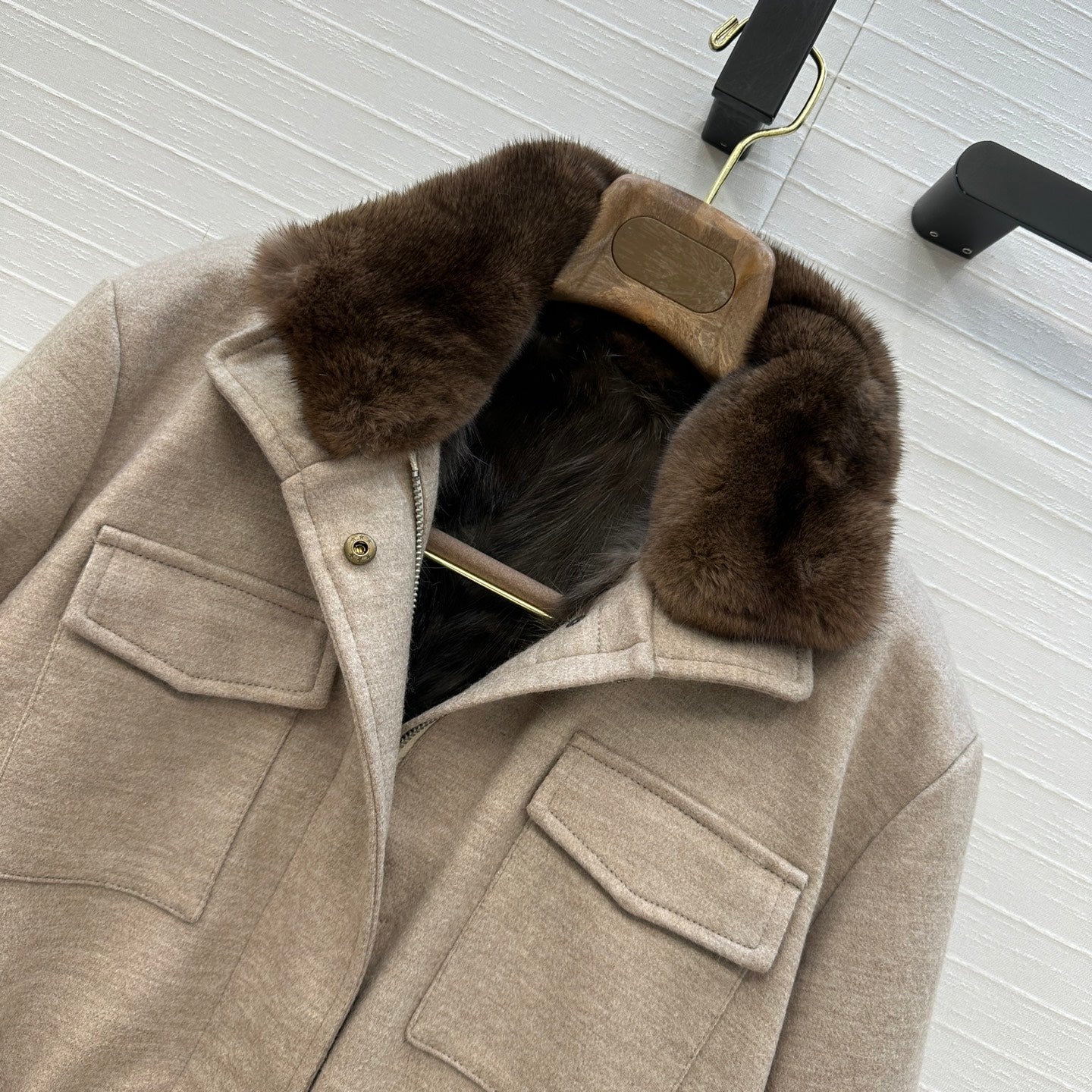 Loro 25fw mink fur jacket