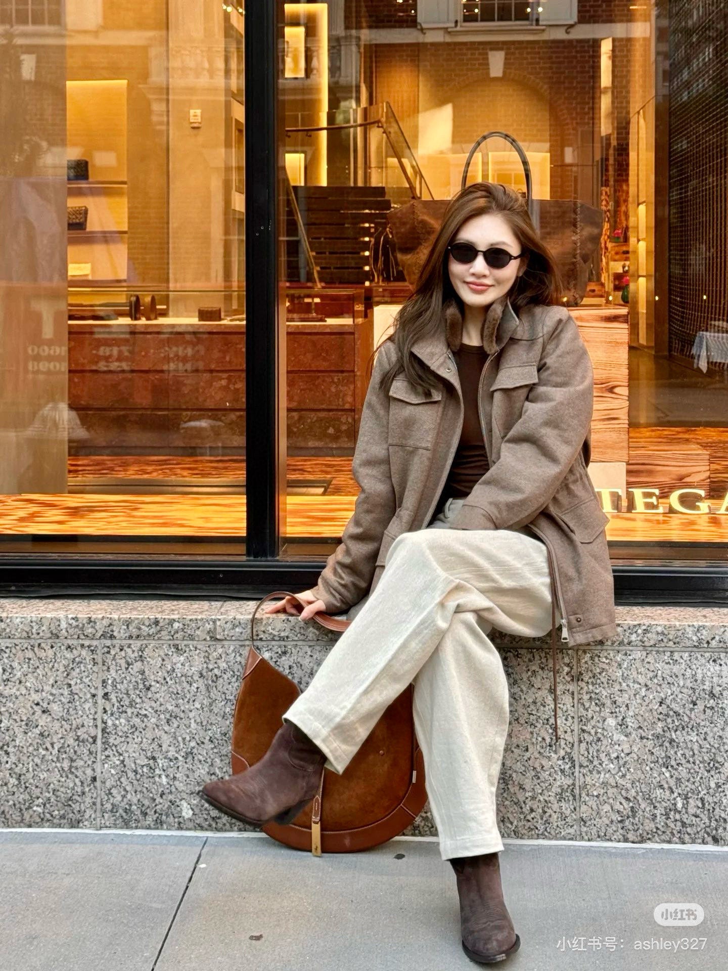 Loro 25fw mink fur jacket