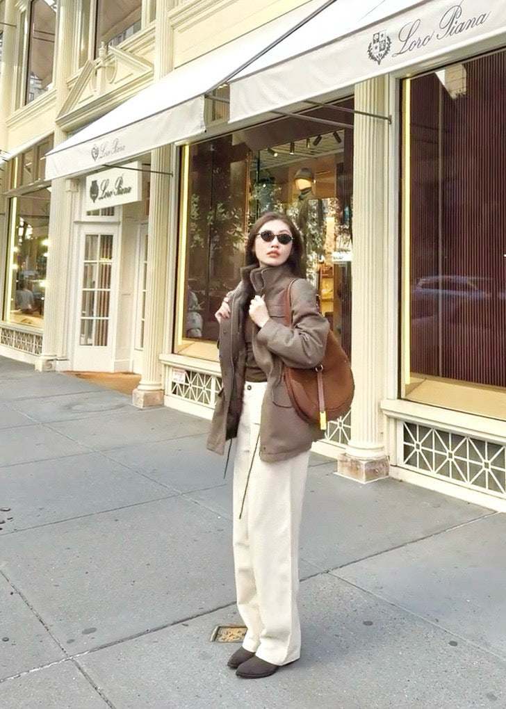 Loro 25fw mink fur jacket