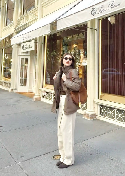 Loro 25fw mink fur jacket