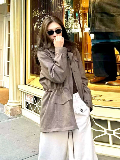 Loro 25fw mink fur jacket