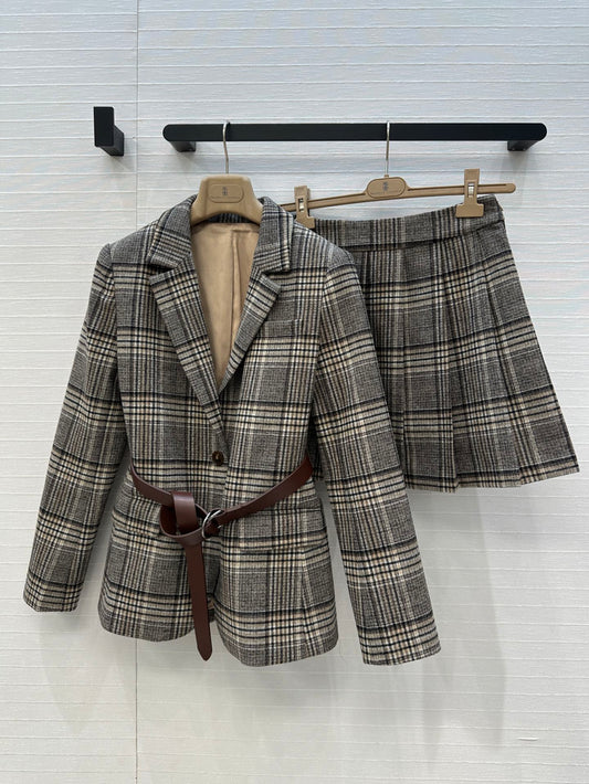 Brune 25fw  plaid suit