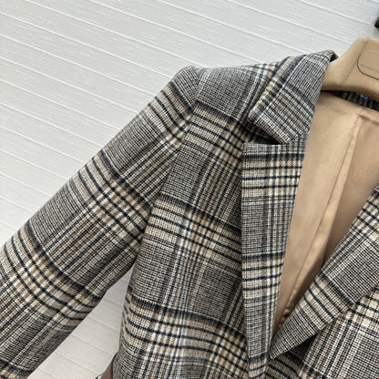 Brune 25fw  plaid suit