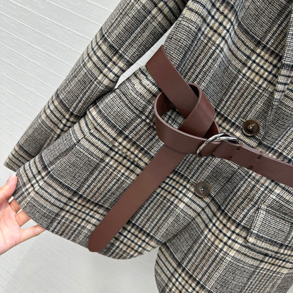 Brune 25fw  plaid suit