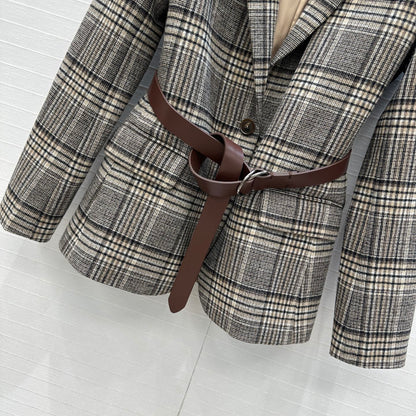 Brune 25fw  plaid suit