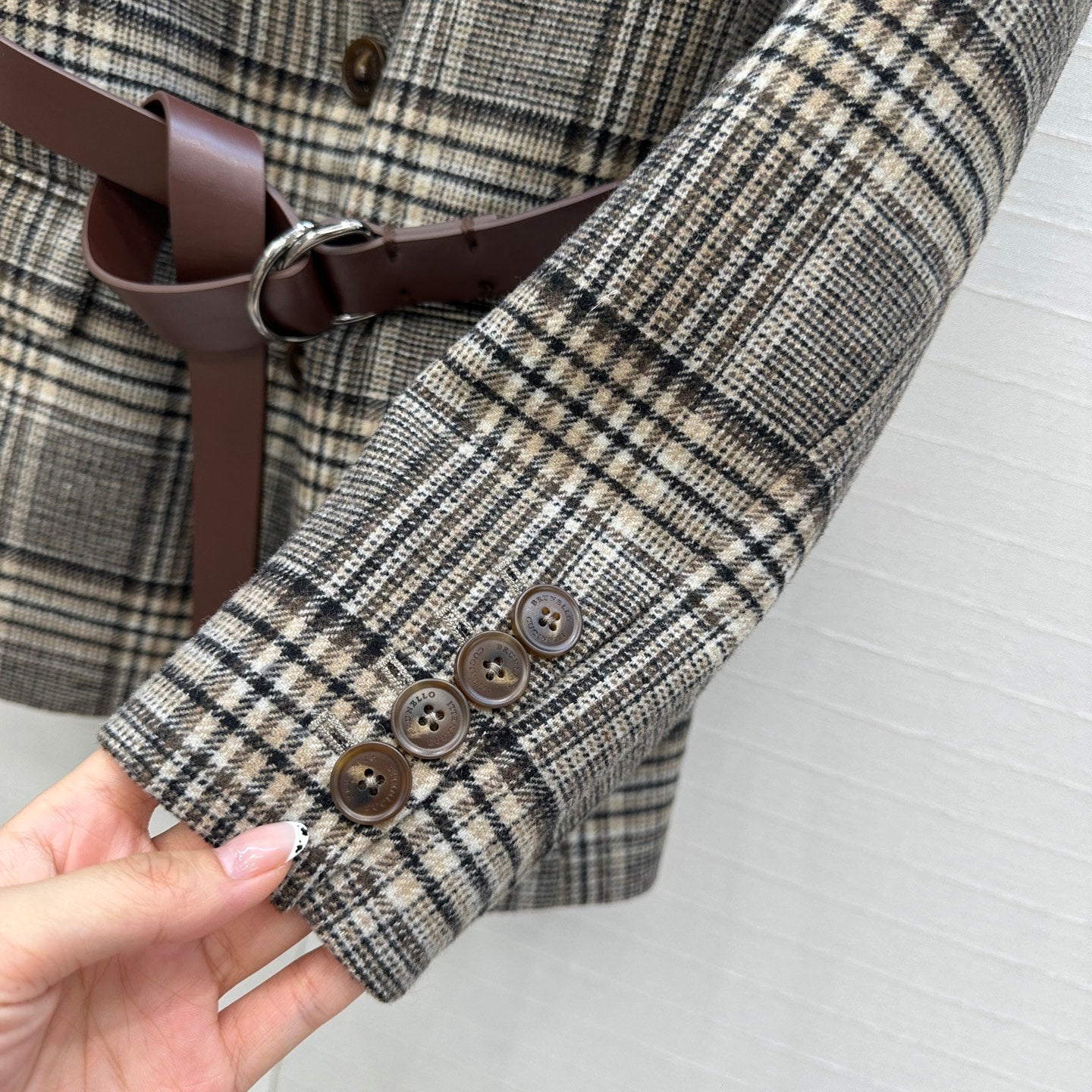 Brune 25fw  plaid suit