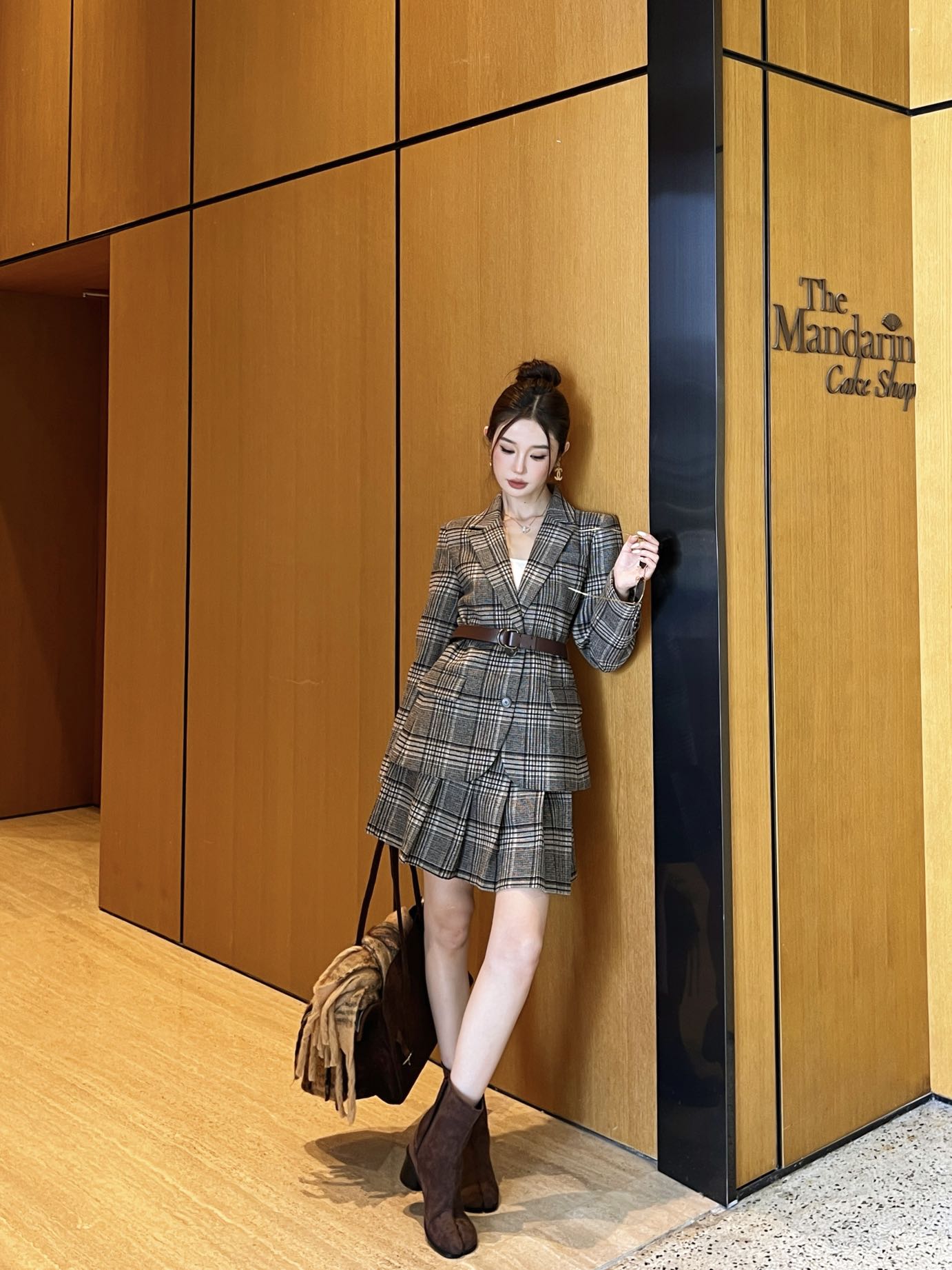 Brune 25fw  plaid suit