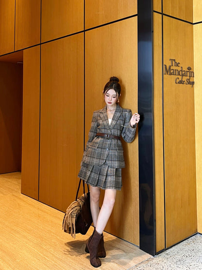 Brune 25fw  plaid suit