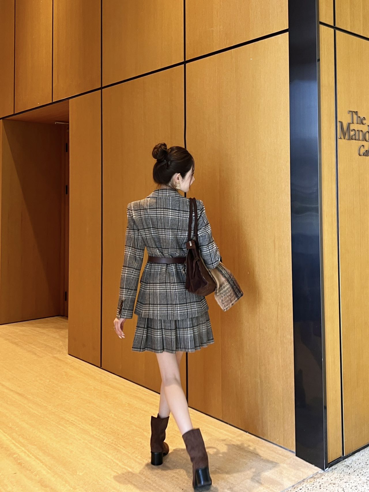Brune 25fw  plaid suit