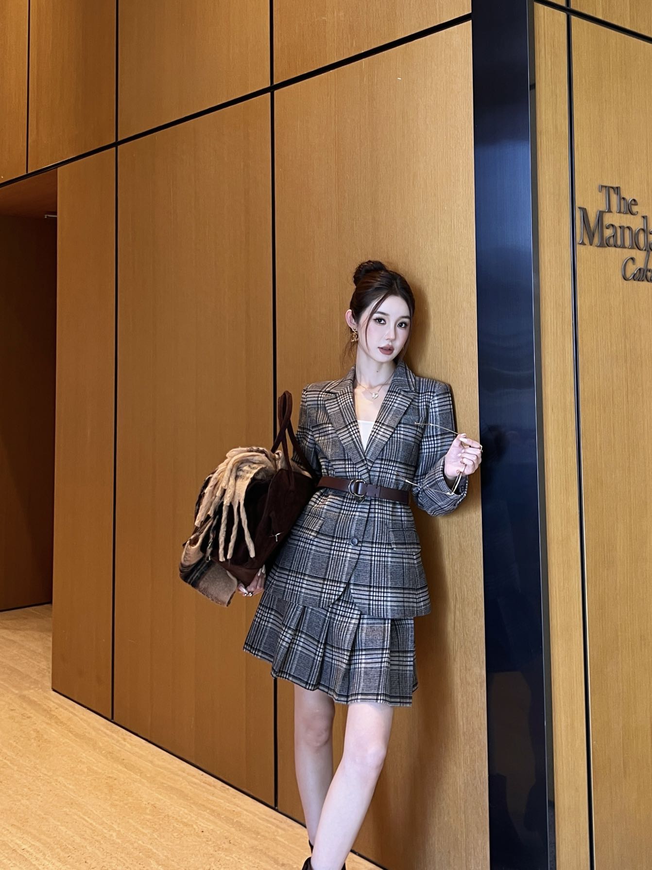 Brune 25fw  plaid suit