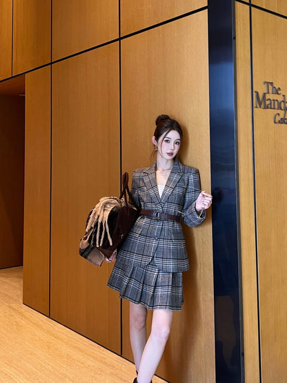 Brune 25fw  plaid suit