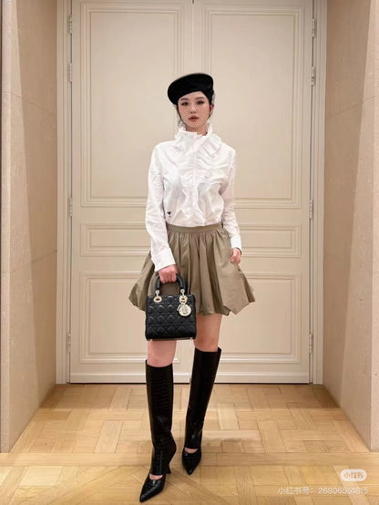 CD 25fw pleated skirts