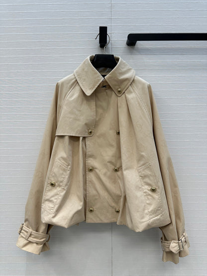 Chan 25fw printed trench coat