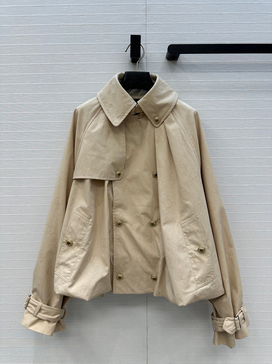 Chan 25fw printed trench coat
