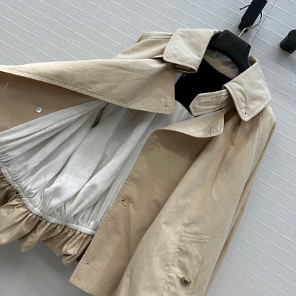 Chan 25fw printed trench coat