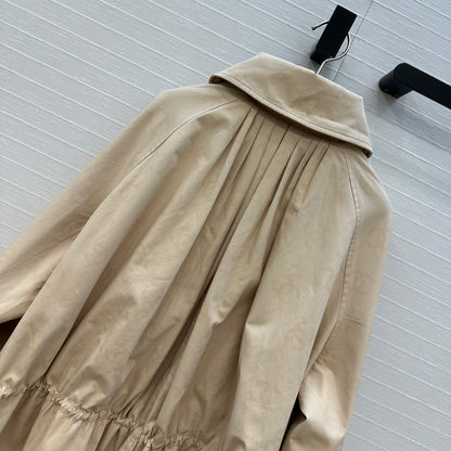 Chan 25fw printed trench coat