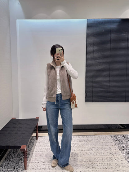 Loro 25fw retro vest