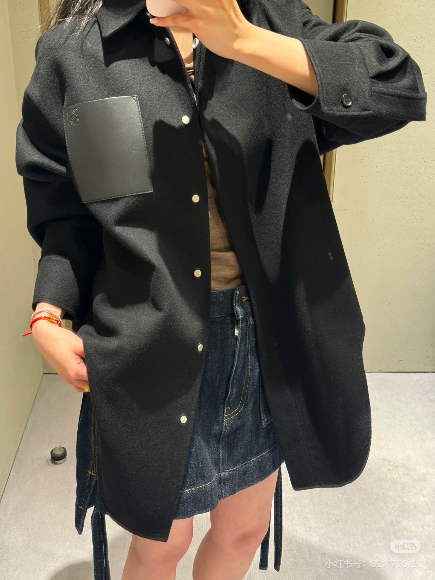 Loe 25fw cashmere coat