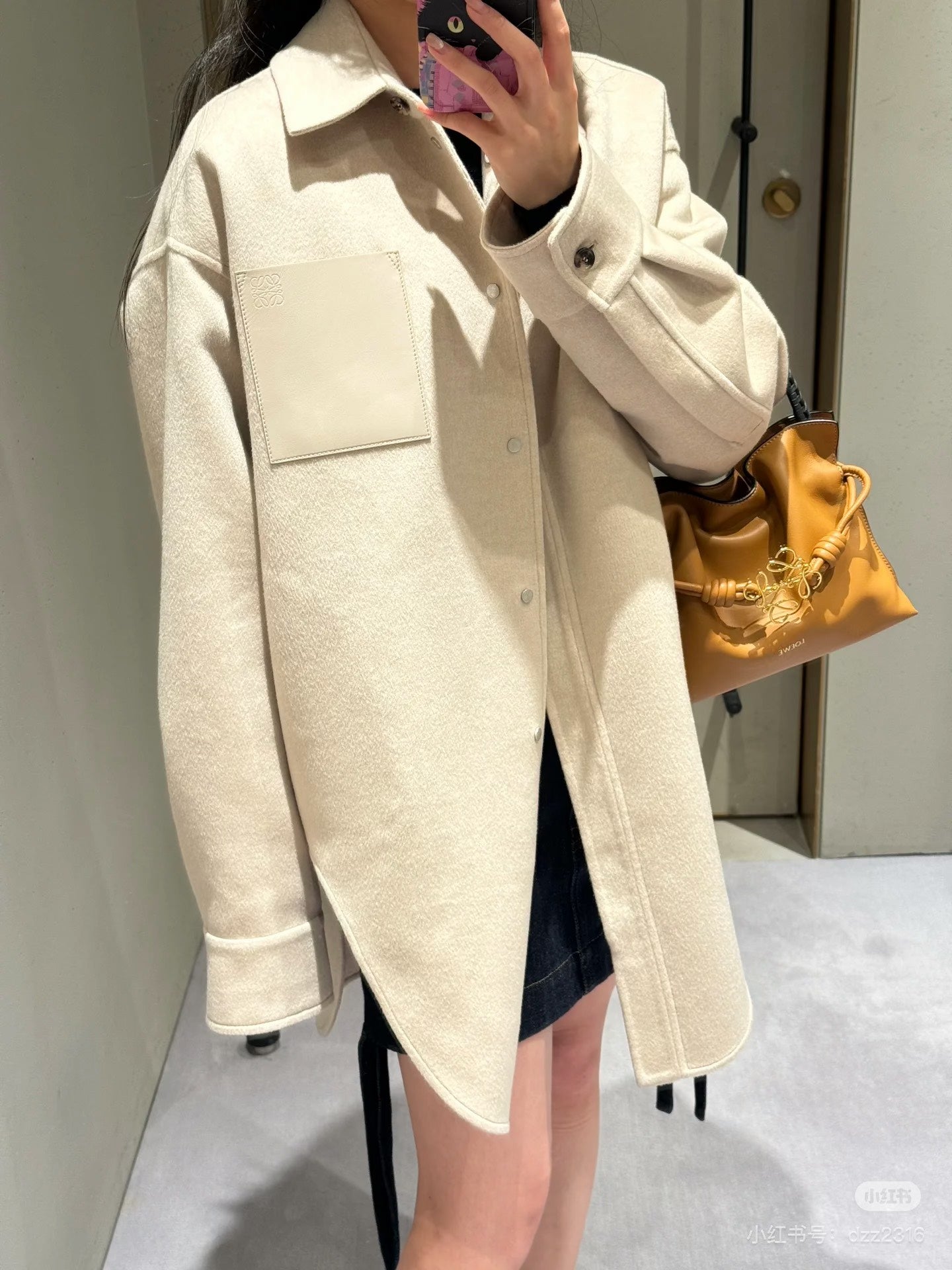 Loe 25fw cashmere coat