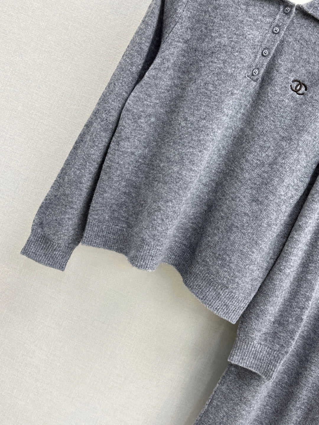 Chan 25fw knitted suit