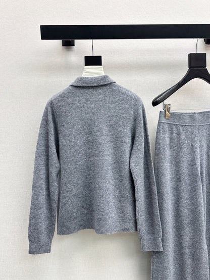 Chan 25fw knitted suit