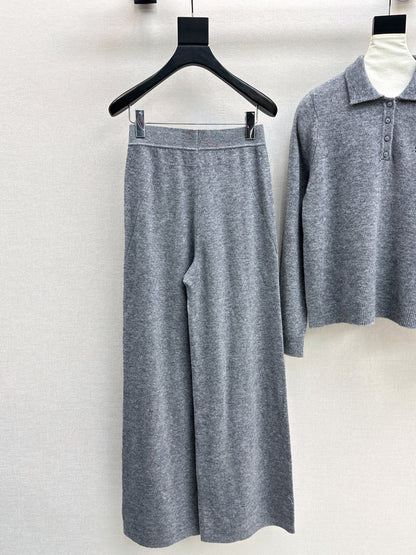 Chan 25fw knitted suit