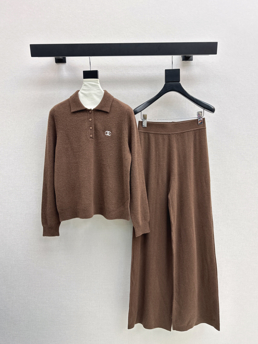 Chan 25fw knitted suit