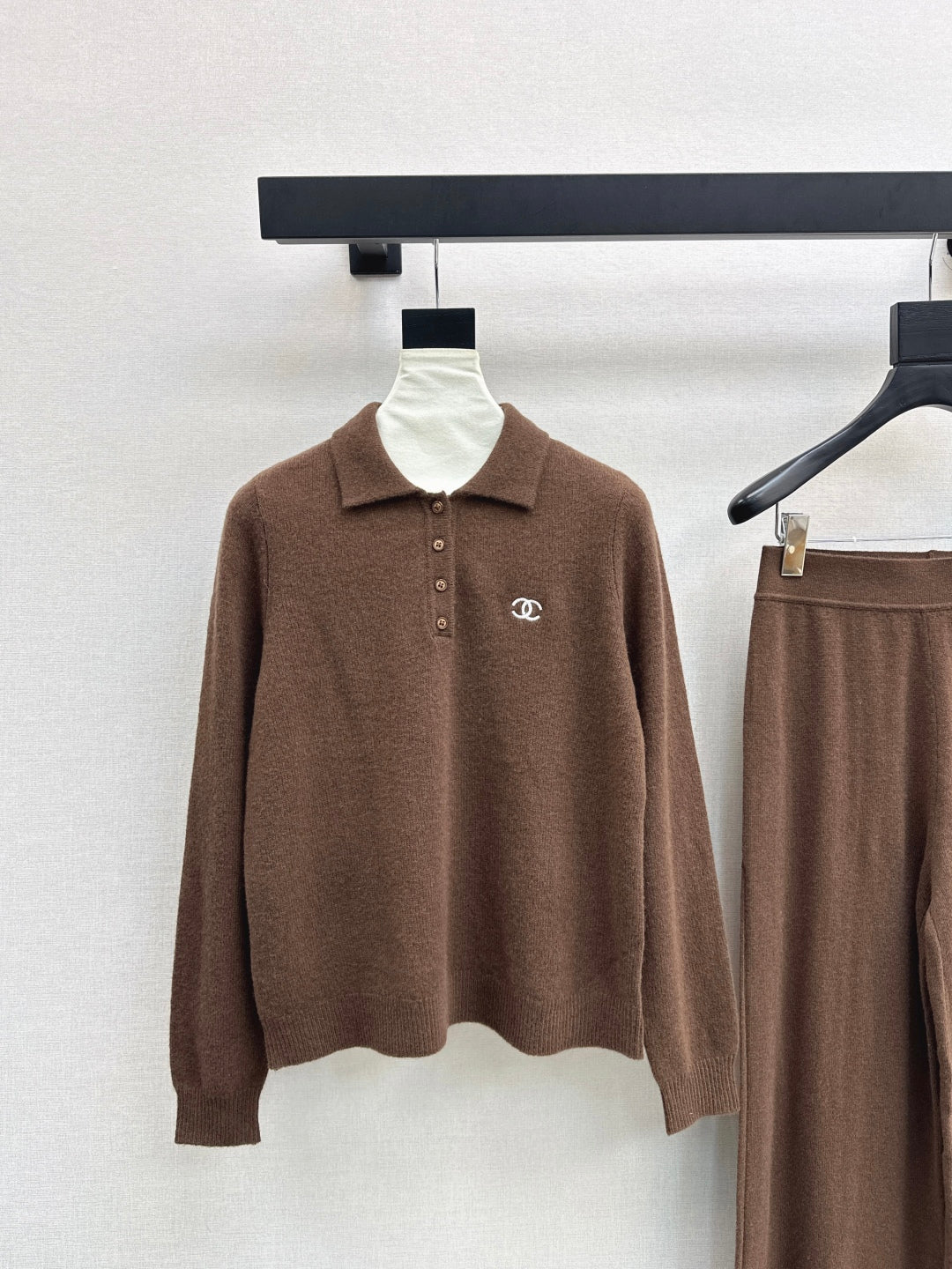 Chan 25fw knitted suit