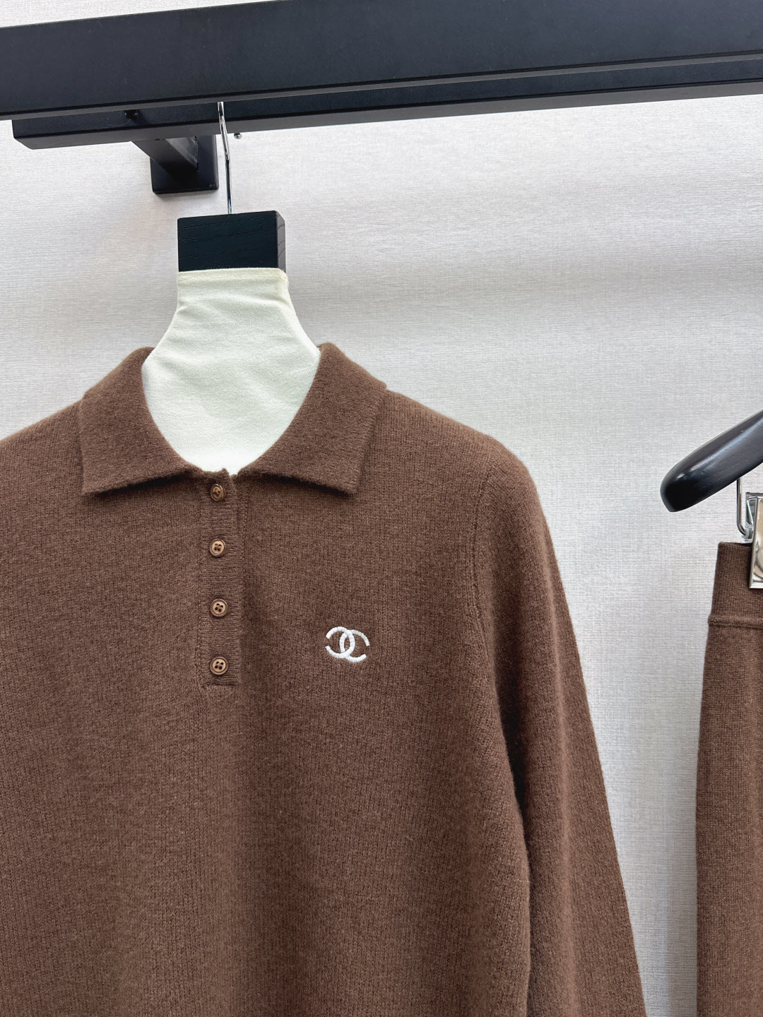 Chan 25fw knitted suit