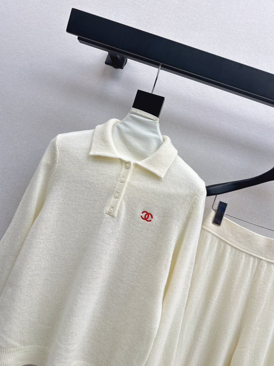 Chan 25fw knitted suit