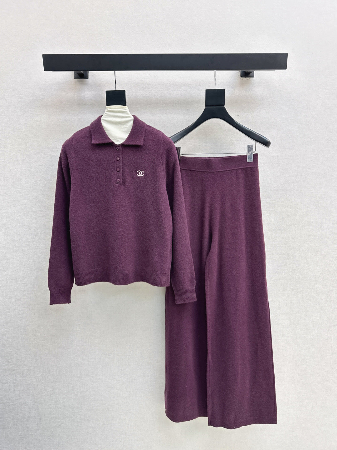 Chan 25fw knitted suit