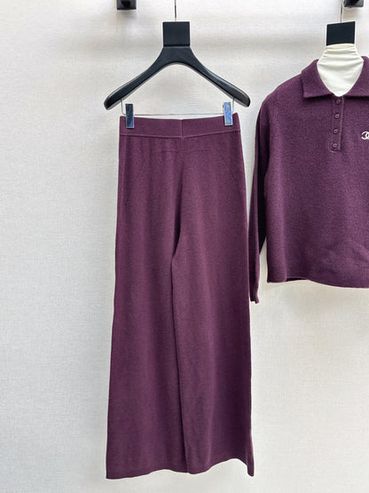Chan 25fw knitted suit