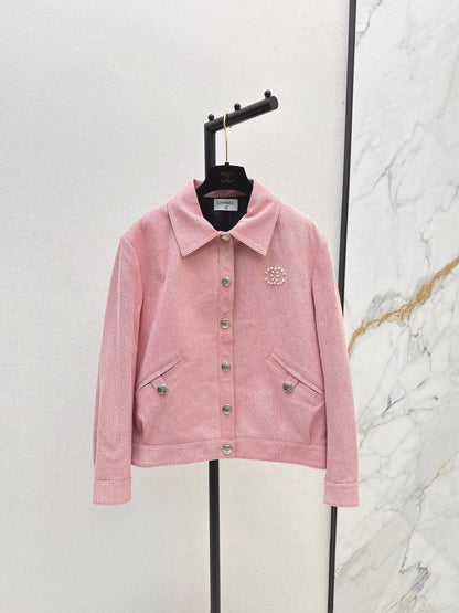 Chan 25fw leather jacket