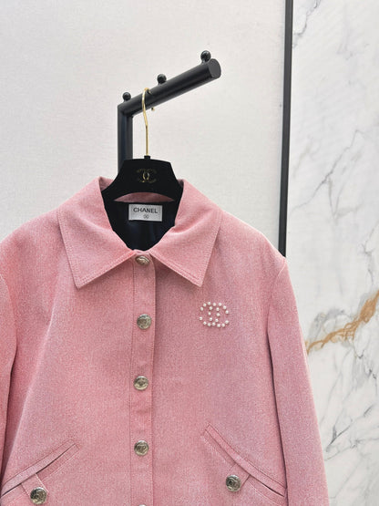 Chan 25fw leather jacket