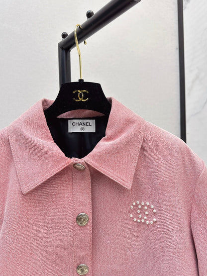 Chan 25fw leather jacket