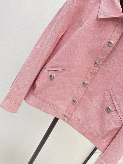 Chan 25fw leather jacket