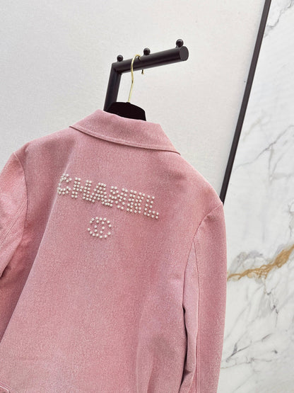 Chan 25fw leather jacket