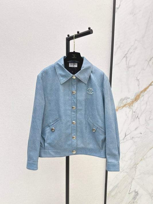 Chan 25fw leather jacket
