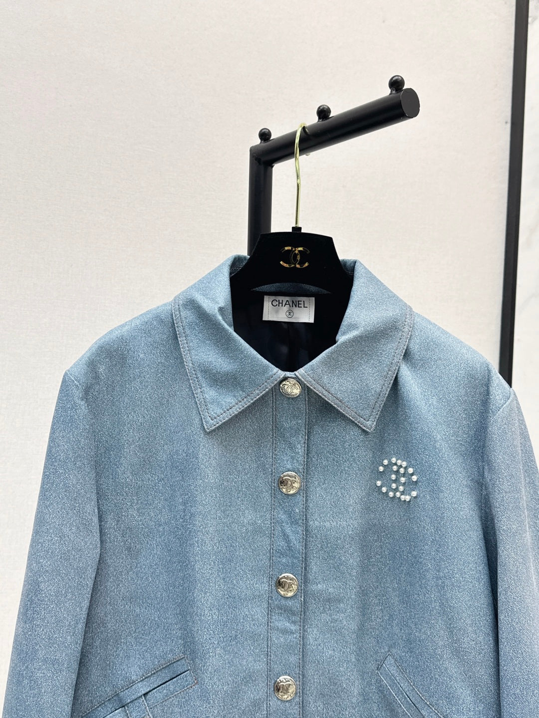 Chan 25fw leather jacket