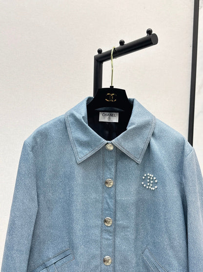 Chan 25fw leather jacket