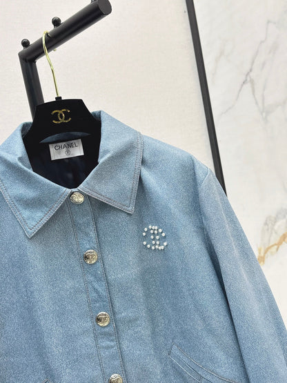 Chan 25fw leather jacket