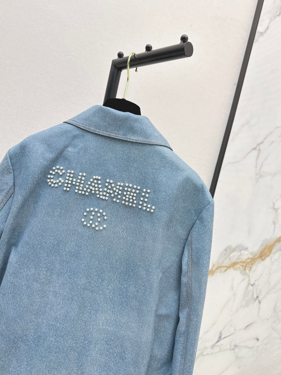 Chan 25fw leather jacket