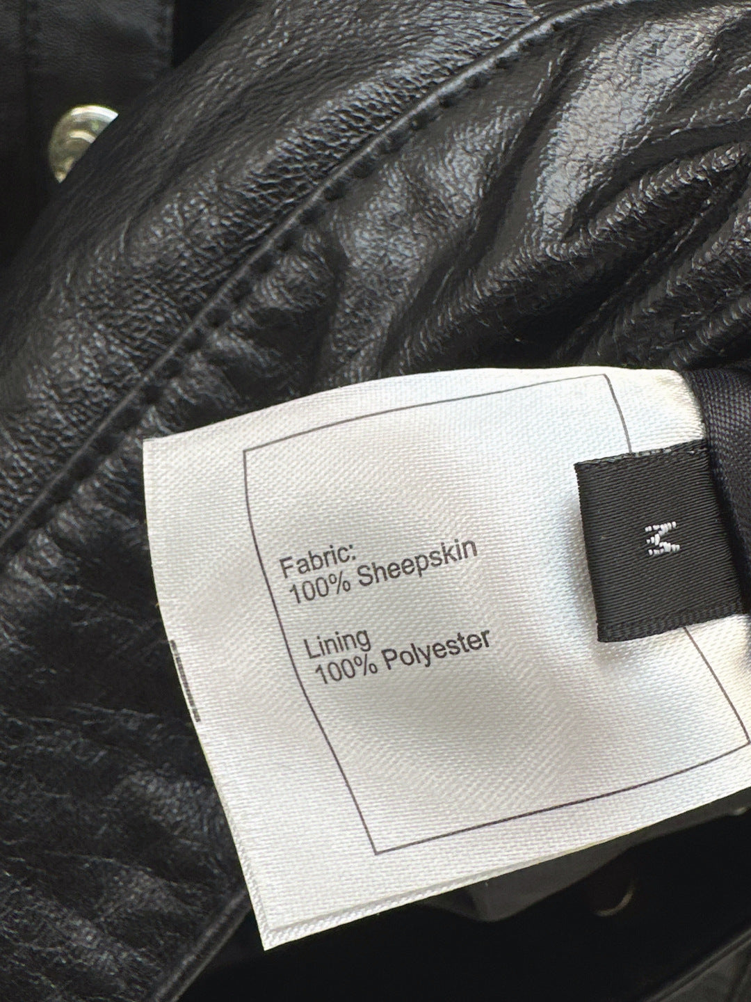 Chan 25fw leather jacket